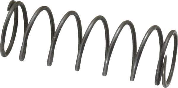 Value Collection - 0.6" OD, 0.047" Wire, 1-3/4" Free Length, Music Wire Compression Stock Springs Spring - 6.67 Lb Spring Rating - Apex Tool & Supply