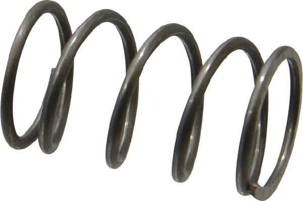 Value Collection - 0.6" OD, 0.054" Wire, 1" Free Length, Music Wire Compression Stock Springs Spring - 20.88 Lb Spring Rating - Apex Tool & Supply