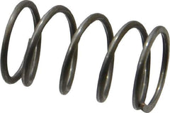 Value Collection - 0.6" OD, 0.054" Wire, 1" Free Length, Music Wire Compression Stock Springs Spring - 20.88 Lb Spring Rating - Apex Tool & Supply