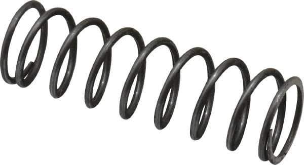Value Collection - 0.6" OD, 0.054" Wire, 2" Free Length, Music Wire Compression Stock Springs Spring - 9.83 Lb Spring Rating - Apex Tool & Supply