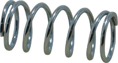 Value Collection - 0.6" OD, 0.062" Wire, 1-1/4" Free Length, Music Wire Compression Stock Springs Spring - 24.74 Lb Spring Rating - Apex Tool & Supply