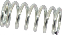 Value Collection - 0.6" OD, 0.072" Wire, 1-1/4" Free Length, Music Wire Compression Stock Springs Spring - 44.01 Lb Spring Rating - Apex Tool & Supply