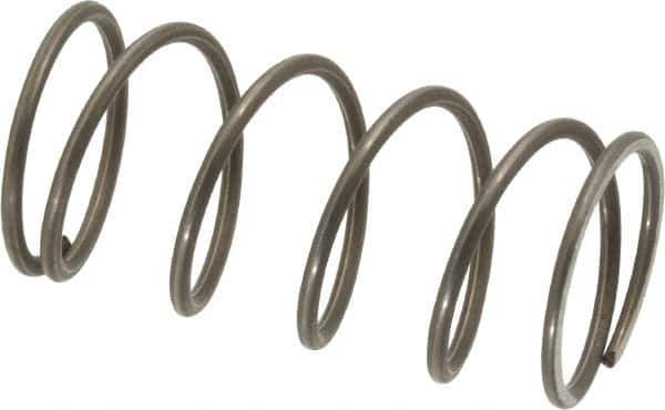 Value Collection - 0.72" OD, 0.054" Wire, 1-1/2" Free Length, Music Wire Compression Stock Springs Spring - 9.69 Lb Spring Rating - Apex Tool & Supply