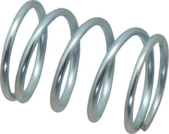 Value Collection - 0.72" OD, 0.062" Wire, 1" Free Length, Music Wire Compression Stock Springs Spring - 24.19 Lb Spring Rating - Apex Tool & Supply