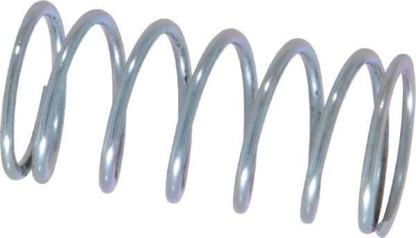 Value Collection - 0.72" OD, 0.062" Wire, 1-1/2" Free Length, Music Wire Compression Stock Springs Spring - 15.4 Lb Spring Rating - Apex Tool & Supply