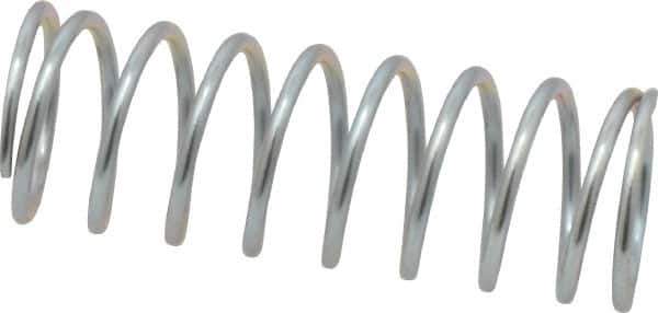Value Collection - 0.72" OD, 0.062" Wire, 2" Free Length, Music Wire Compression Stock Springs Spring - 11.29 Lb Spring Rating - Apex Tool & Supply