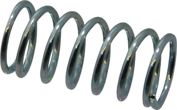 Value Collection - 0.72" OD, 0.072" Wire, 1-1/2" Free Length, Music Wire Compression Stock Springs Spring - 25.98 Lb Spring Rating - Apex Tool & Supply
