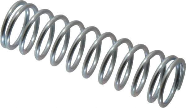 Value Collection - 0.72" OD, 0.072" Wire, 2-1/2" Free Length, Music Wire Compression Stock Springs Spring - 14.95 Lb Spring Rating - Apex Tool & Supply