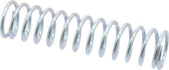 Value Collection - 0.72" OD, 0.072" Wire, 3" Free Length, Music Wire Compression Stock Springs Spring - 12.33 Lb Spring Rating - Apex Tool & Supply