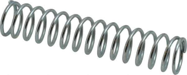 Value Collection - 0.72" OD, 0.072" Wire, 3-1/2" Free Length, Music Wire Compression Stock Springs Spring - 10.49 Lb Spring Rating - Apex Tool & Supply