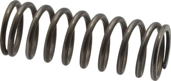 Value Collection - 0.72" OD, 0.08" Wire, 2" Free Length, Music Wire Compression Stock Springs Spring - 28 Lb Spring Rating - Apex Tool & Supply
