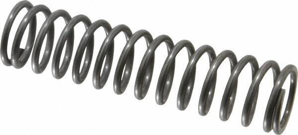 Value Collection - 0.72" OD, 0.08" Wire, 3" Free Length, Music Wire Compression Stock Springs Spring - 18.14 Lb Spring Rating - Apex Tool & Supply