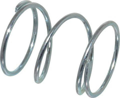Value Collection - 0.85" OD, 0.054" Wire, 1" Free Length, Music Wire Compression Stock Springs Spring - 12.22 Lb Spring Rating - Apex Tool & Supply