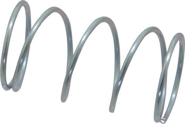 Value Collection - 0.85" OD, 0.054" Wire, 1-1/2" Free Length, Music Wire Compression Stock Springs Spring - 7.83 Lb Spring Rating - Apex Tool & Supply