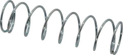 Value Collection - 0.85" OD, 0.054" Wire, 3" Free Length, Music Wire Compression Stock Springs Spring - 3.77 Lb Spring Rating - Apex Tool & Supply