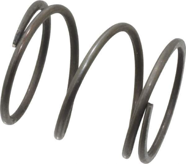 Value Collection - 0.85" OD, 0.062" Wire, 1" Free Length, Music Wire Compression Stock Springs Spring - 19.1 Lb Spring Rating - Apex Tool & Supply