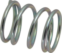 Value Collection - 0.85" OD, 0.08" Wire, 1" Free Length, Music Wire Compression Stock Springs Spring - 46.26 Lb Spring Rating - Apex Tool & Supply