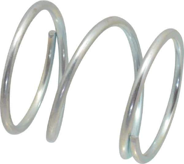 Value Collection - 0.975" OD, 0.072" Wire, 1" Free Length, Music Wire Compression Stock Springs Spring - 26.32 Lb Spring Rating - Apex Tool & Supply