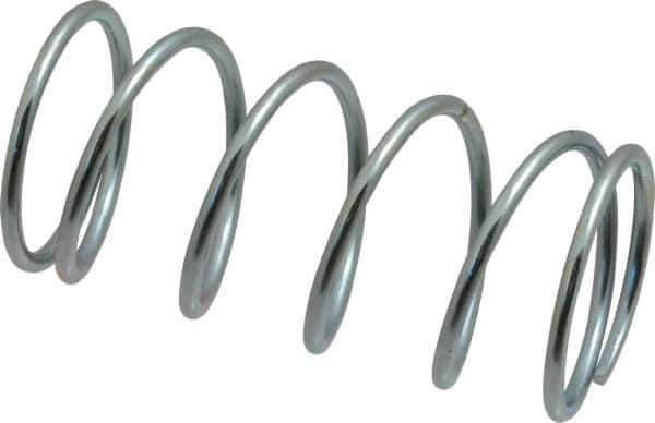 Value Collection - 0.975" OD, 0.072" Wire, 2" Free Length, Music Wire Compression Stock Springs Spring - 12.14 Lb Spring Rating - Apex Tool & Supply
