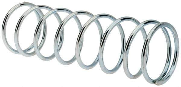 Value Collection - 0.975" OD, 0.072" Wire, 3" Free Length, Music Wire Compression Stock Springs Spring - 7.89 Lb Spring Rating - Apex Tool & Supply