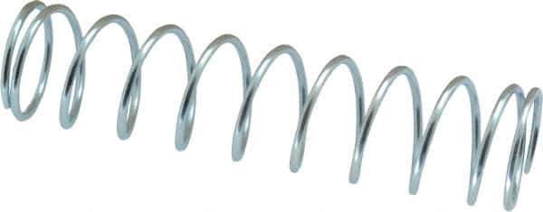 Value Collection - 0.975" OD, 0.08" Wire, 4" Free Length, Music Wire Compression Stock Springs Spring - 6.88 Lb Spring Rating - Apex Tool & Supply