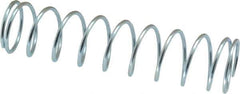 Value Collection - 0.975" OD, 0.08" Wire, 4" Free Length, Music Wire Compression Stock Springs Spring - 6.88 Lb Spring Rating - Apex Tool & Supply