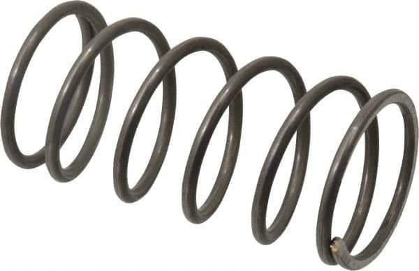 Value Collection - 0.975" OD, 0.08" Wire, 2" Free Length, Music Wire Compression Stock Springs Spring - 17.25 Lb Spring Rating - Apex Tool & Supply
