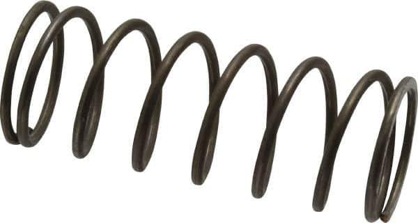 Value Collection - 0.975" OD, 0.08" Wire, 2-1/2" Free Length, Music Wire Compression Stock Springs Spring - 13.57 Lb Spring Rating - Apex Tool & Supply