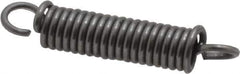 Made in USA - 3/16" OD, 8.23 Lb Max Load, 1.29" Max Ext Len, 0.032" Wire Diam Spring - 21.84 Lb/In Rating, 1.9 Lb Init Tension, 1" Free Length - Apex Tool & Supply