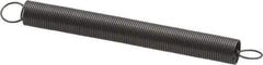 Made in USA - 1/4" OD, 1.57 Lb Max Load, 10" Max Ext Len, 0.02" Wire Diam Spring - 0.19 Lb/In Rating, 0.14 Lb Init Tension, 2-1/2" Free Length - Apex Tool & Supply