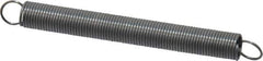 Made in USA - 1/4" OD, 3.4 Lb Max Load, 6.27" Max Ext Len, 0.026" Wire Diam Spring - 0.76 Lb/In Rating, 0.5 Lb Init Tension, 2-1/2" Free Length - Apex Tool & Supply