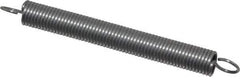Made in USA - 1/4" OD, 6.25 Lb Max Load, 4.67" Max Ext Len, 0.032" Wire Diam Spring - 2.36 Lb/In Rating, 1.17 Lb Init Tension, 2-1/2" Free Length - Apex Tool & Supply