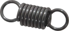 Made in USA - 5/16" OD, 14.4 Lb Max Load, 1.2" Max Ext Len, 0.047" Wire Diam Spring - 54.01 Lb/In Rating, 3.2 Lb Init Tension, 1" Free Length - Apex Tool & Supply