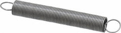 Made in USA - 3/8" OD, 5.23 Lb Max Load, 8.32" Max Ext Len, 0.035" Wire Diam Spring - 0.86 Lb/In Rating, 0.62 Lb Init Tension, 3" Free Length - Apex Tool & Supply