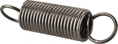 Made in USA - 3/8" OD, 3.51 Lb Max Load, 2.61" Max Ext Len, 0.041" Wire Diam Spring - 6.3 Lb/In Rating, 1.35 Lb Init Tension, 1-1/2" Free Length - Apex Tool & Supply