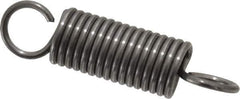 Made in USA - 5/8" OD, 33.56 Lb Max Load, 3.56" Max Ext Len, 0.08" Wire Diam Spring - 24.87 Lb/In Rating, 7 Lb Init Tension, 2-1/2" Free Length - Apex Tool & Supply