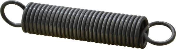 Made in USA - 5/8" OD, 33.56 Lb Max Load, 5.48" Max Ext Len, 0.08" Wire Diam Spring - 13.4 Lb/In Rating, 7 Lb Init Tension, 3-1/2" Free Length - Apex Tool & Supply