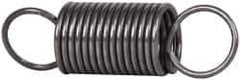 Made in USA - 3/4" OD, 20.24 Lb Max Load, 4.26" Max Ext Len, 0.072" Wire Diam Spring - 9.61 Lb/In Rating, 3.25 Lb Init Tension, 2-1/2" Free Length - Apex Tool & Supply