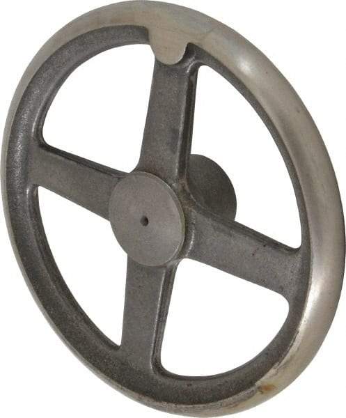 Morton Machine Works - 10", 4 Spoke Straight Handwheel - 2.3" Hub, Cast Iron, Plain Finish - Apex Tool & Supply