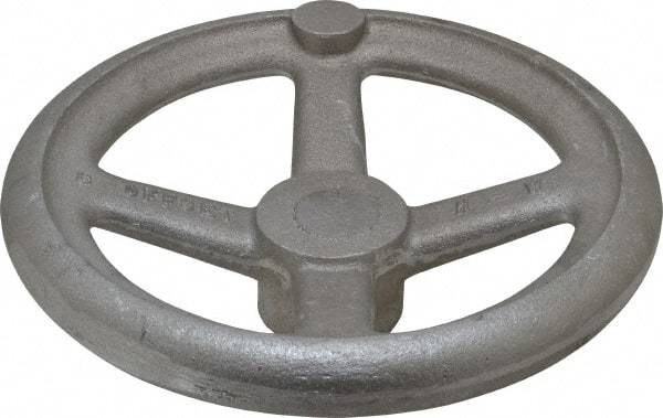 Morton Machine Works - 8", 4 Spoke Offset Handwheel - 1.9" Hub, Aluminum, Plain Finish - Apex Tool & Supply