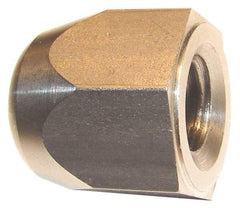 Morton Machine Works - 1/2-13" UNC, 7/8" Width Across Flats, Black Oxide Finish, Steel Acorn Nut - 15/16" Overall Height, TCMAI - Apex Tool & Supply
