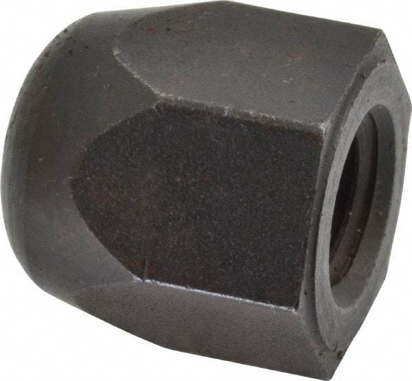 Morton Machine Works - 5/8-11" UNC, 1-1/16" Width Across Flats, Black Oxide Finish, Steel Acorn Nut - 1-3/16" Overall Height, TCMAI - Apex Tool & Supply