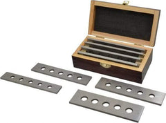 Value Collection - 8 Piece, 6 Inch Long Tool Steel Parallel Set - 1 to 1-3/4 Inch High, 3/16 to 3/16 Inch Thick, 55-62 RC Hardness, Sold as 4 Pair - Apex Tool & Supply