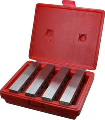 Value Collection - 8 Piece, 6 Inch Long Tool Steel Parallel Set - 1 to 1-3/4 Inch High, 1/2 to 1/2 Inch Thick, 55-62 RC Hardness, Sold as 4 Pair - Apex Tool & Supply