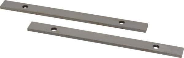 Value Collection - 6" Long x 1/2" High x 1/8" Thick, Tool Steel Parallel - 0.0002" Parallelism, Sold as Matched Pair - Apex Tool & Supply