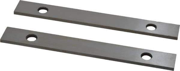 Value Collection - 6" Long x 3/4" High x 1/8" Thick, Tool Steel Parallel - 0.0002" Parallelism, Sold as Matched Pair - Apex Tool & Supply