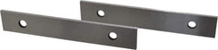 Value Collection - 6" Long x 1" High x 1/8" Thick, Tool Steel Parallel - 0.0002" Parallelism, Sold as Matched Pair - Apex Tool & Supply