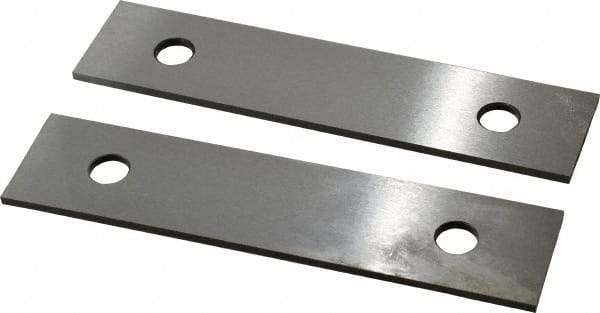 Value Collection - 6" Long x 1-3/8" High x 1/8" Thick, Tool Steel Parallel - 0.0002" Parallelism, Sold as Matched Pair - Apex Tool & Supply