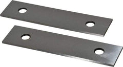 Value Collection - 6" Long x 1-1/2" High x 1/8" Thick, Tool Steel Parallel - 0.0002" Parallelism, Sold as Matched Pair - Apex Tool & Supply