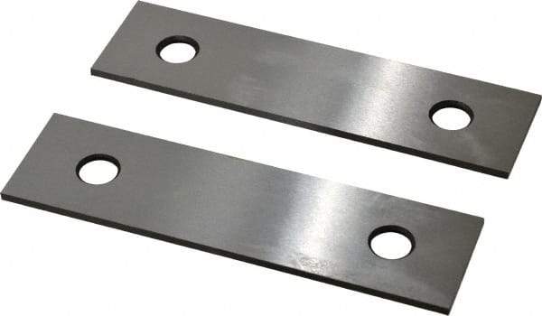 Value Collection - 6" Long x 1-5/8" High x 1/8" Thick, Tool Steel Parallel - 0.0002" Parallelism, Sold as Matched Pair - Apex Tool & Supply